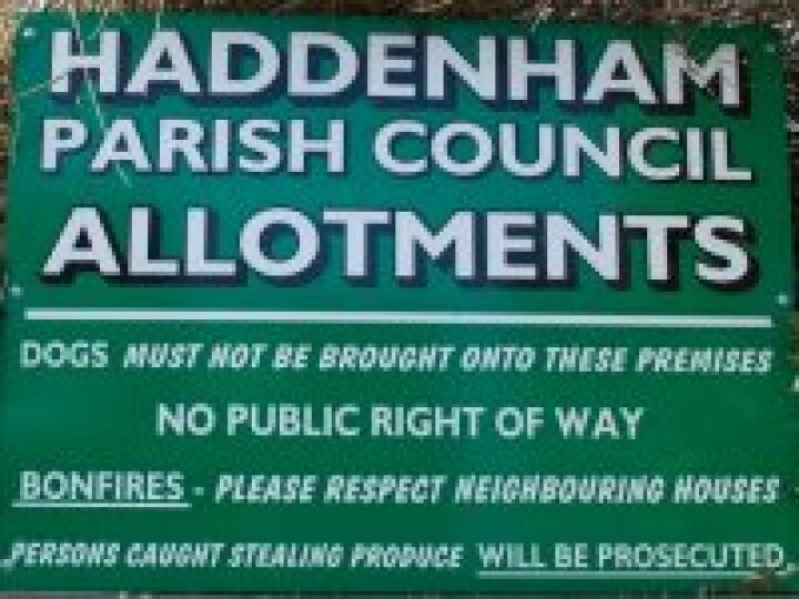 Allotments Sign