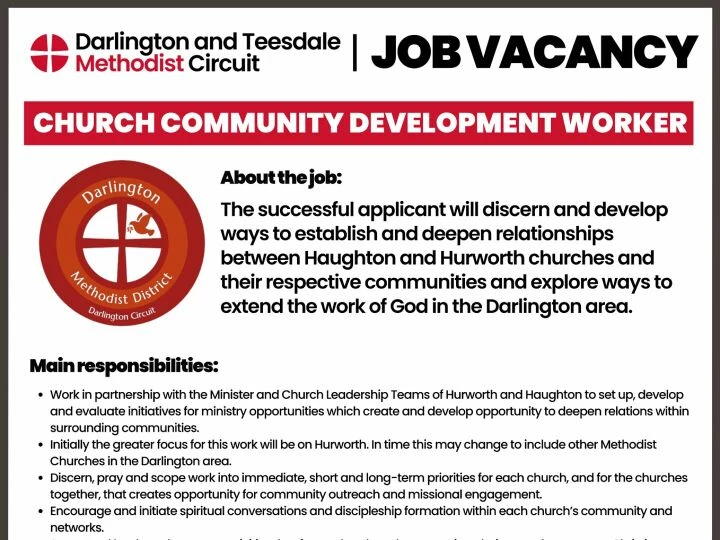Church Community Development Worker