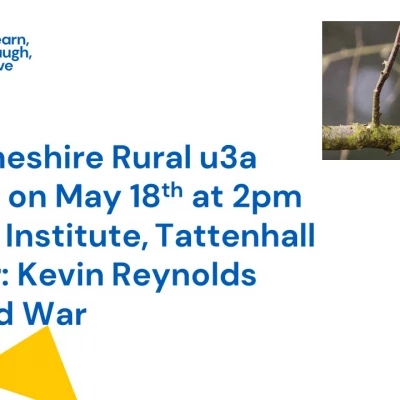 U3A May 2023 Poster