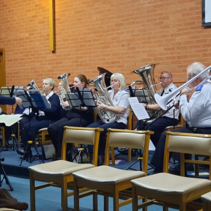 Salvation army Christmas evening