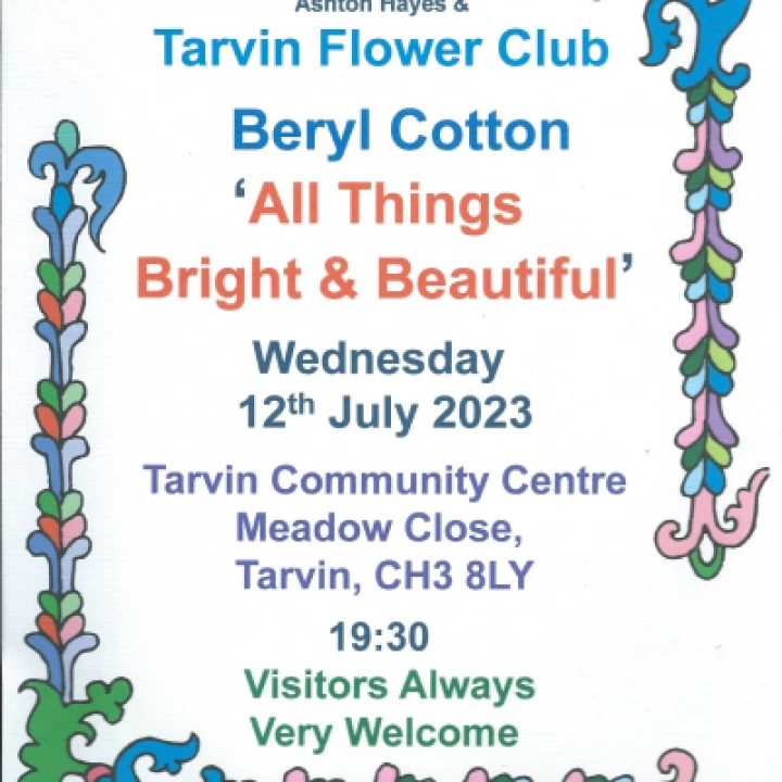 Flower Club Meeting Poster July 2023 PhotoScan