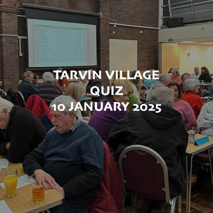 Tarvin Village Quiz Night 2025