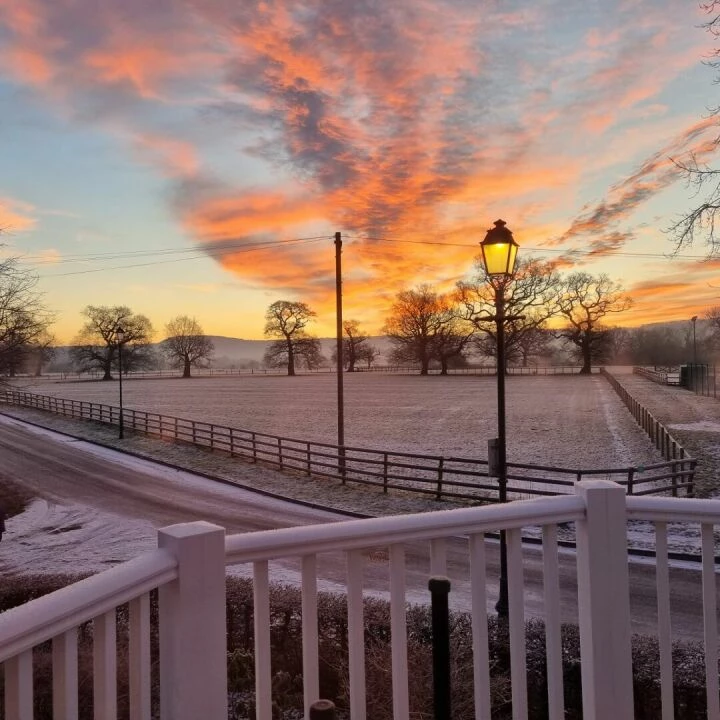 A Wintry Warm Sunrise