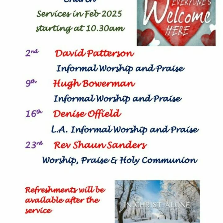 Sunday Services Feb 2025