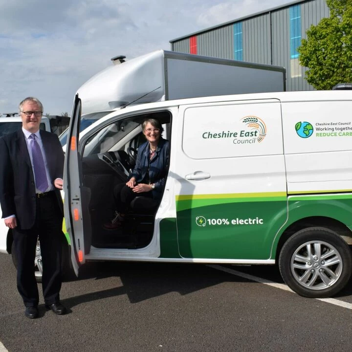 Cllrs Corcoran and Seddon With One of Cecs Electri