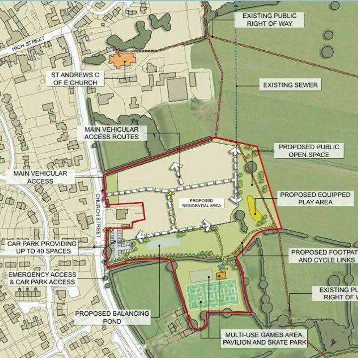 New Housing Off Church Street Tarvin