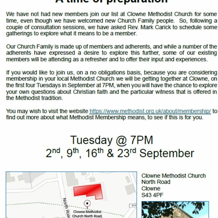 Clowne Membership course