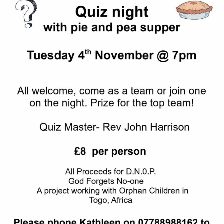 Quiz Night : November 2025