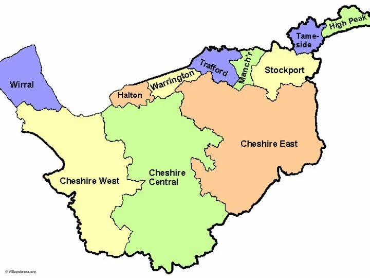 cheshire map