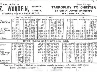Woodfin Bus Timetable