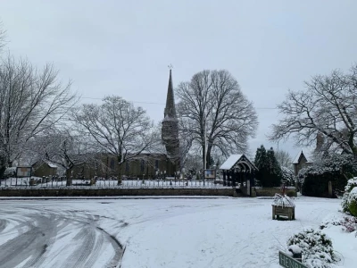 MW Church in snow
