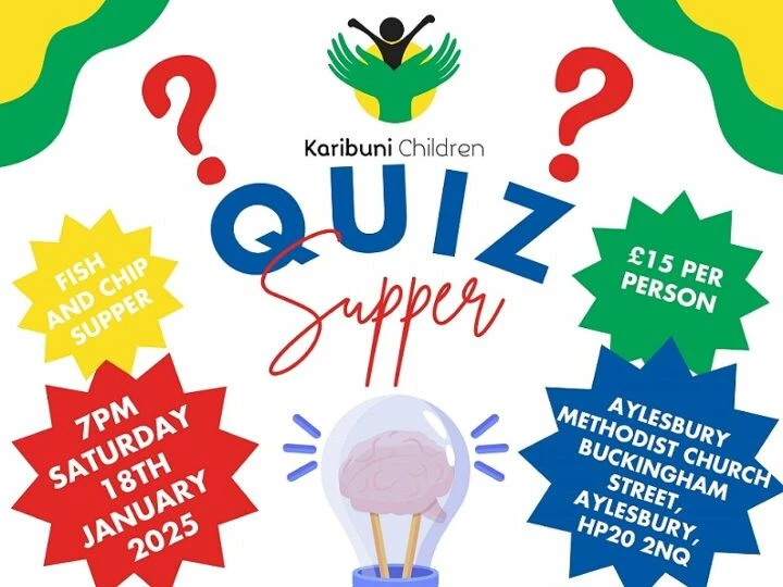 Karibuni Quiz Supper Poster – Jan 2025