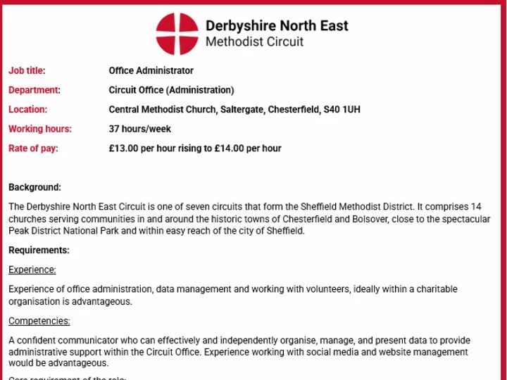 Office Administrator Advert