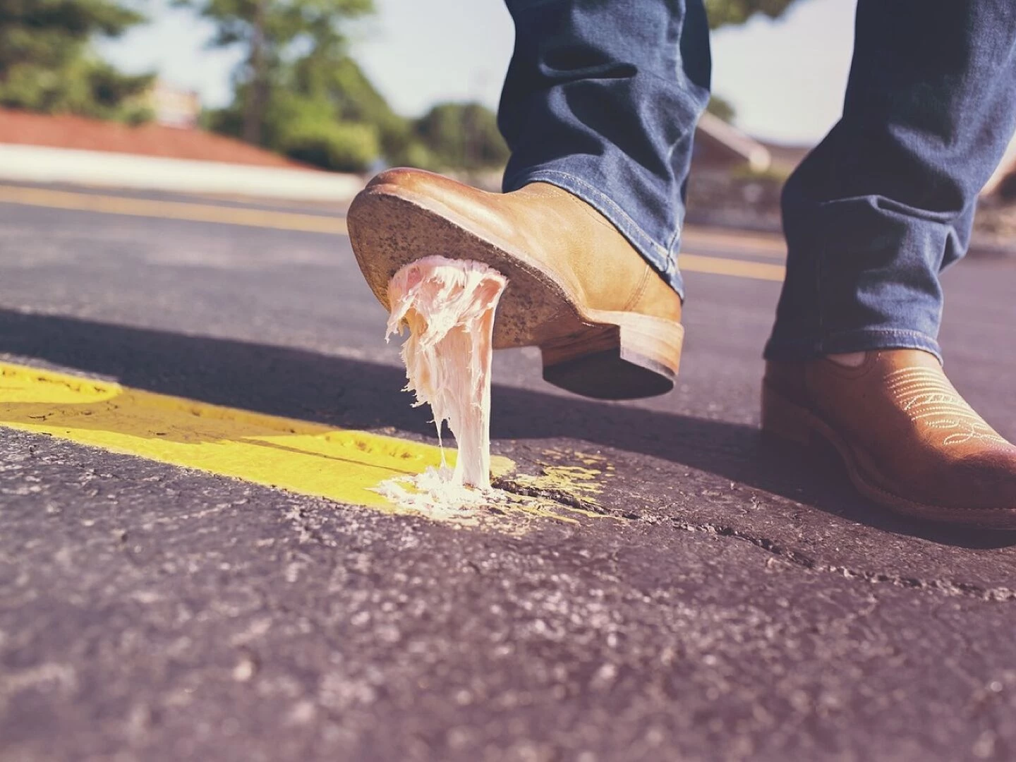 bubble gum shoes glue dirt bubblegum sticky stick stuck rubbish nasty careless rubber dirty elastic litter unlucky walking problem foot street trouble shoe guy floor gum pants ground shoes glue glue sticky sticky sticky st