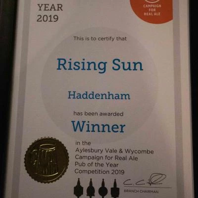 camra award  rising sun