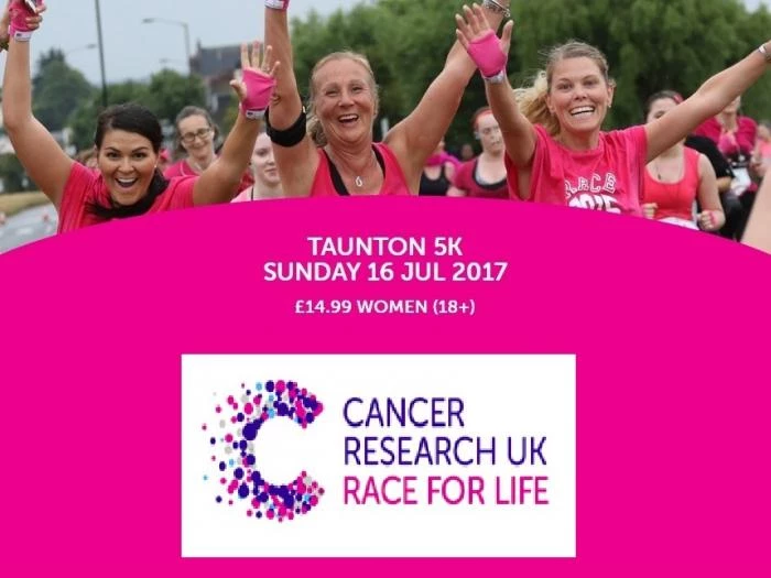 cancer uk race for life taunton 5k