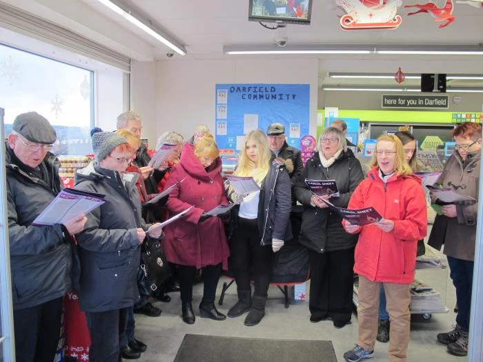 carol singing darfield 2017
