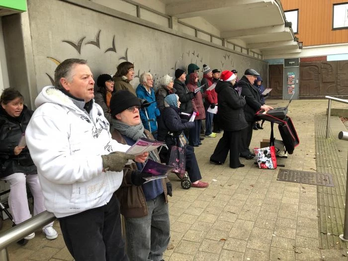 carol singing hoyland december 2018