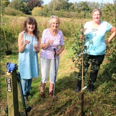 celebrate the planting of the first tree  sept 2020