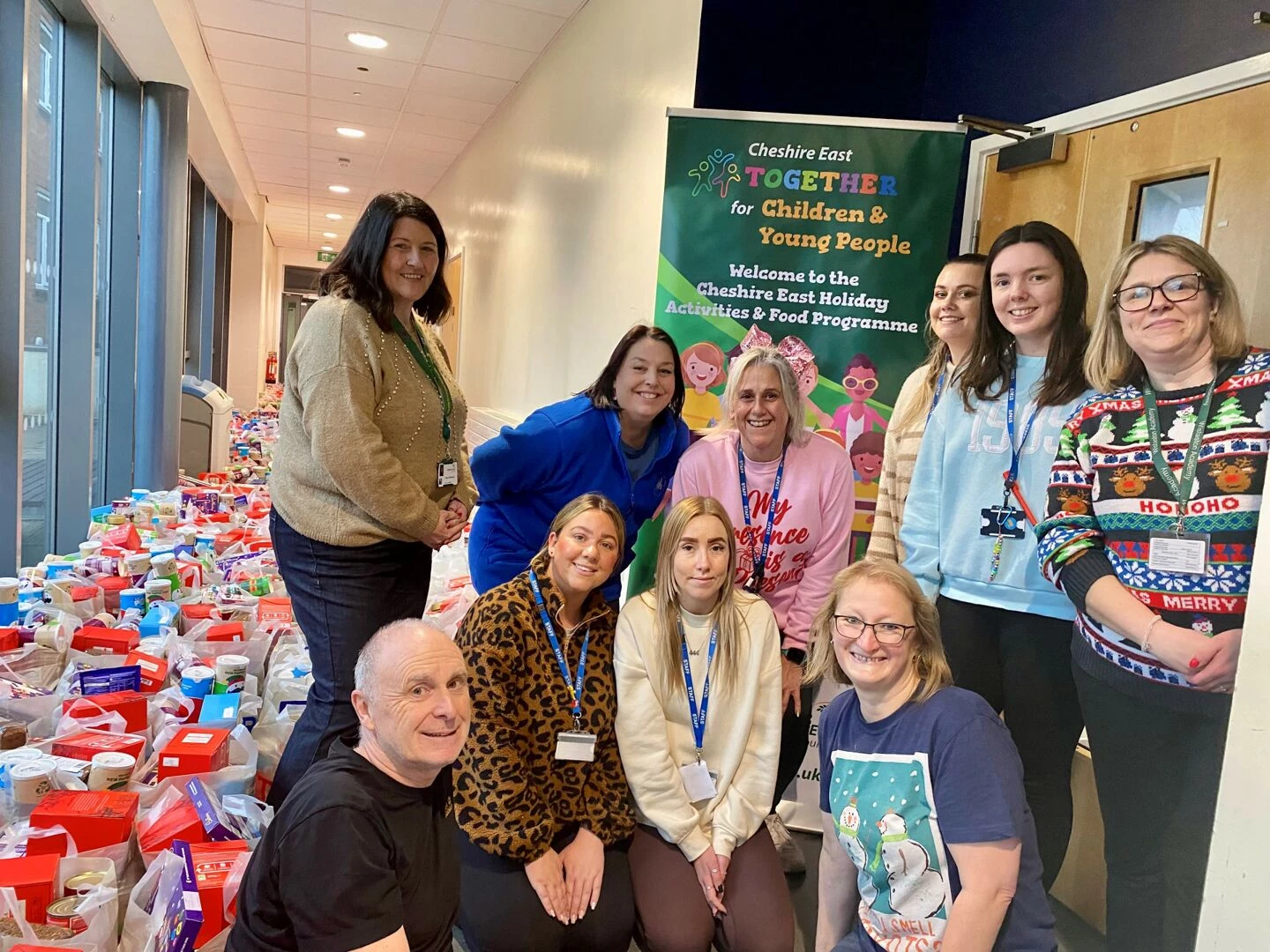 cheshire east council staff and volunteers from sc