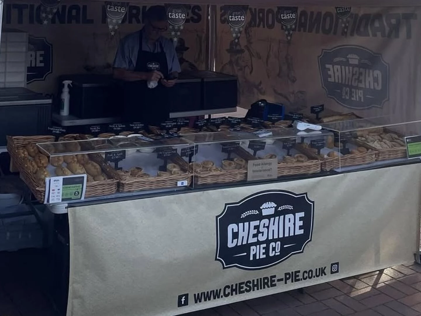 cheshire pie stall