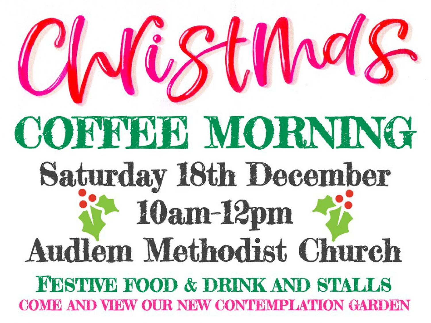 christmas coffee morning 2021 crop