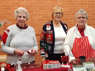 christmas festival at tmc 2022  jacqui bradley and pauline bannister