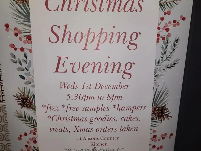 christmas shopping night