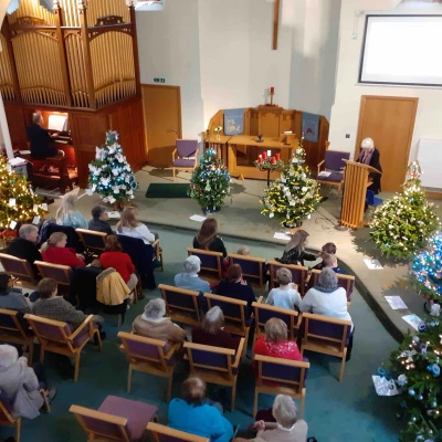 christmas tree service at kmc