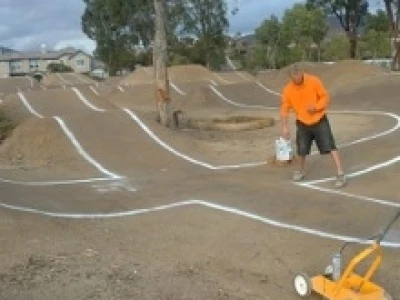 chula vista bmx pump track landscaping