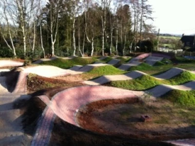 Backyard bike track online