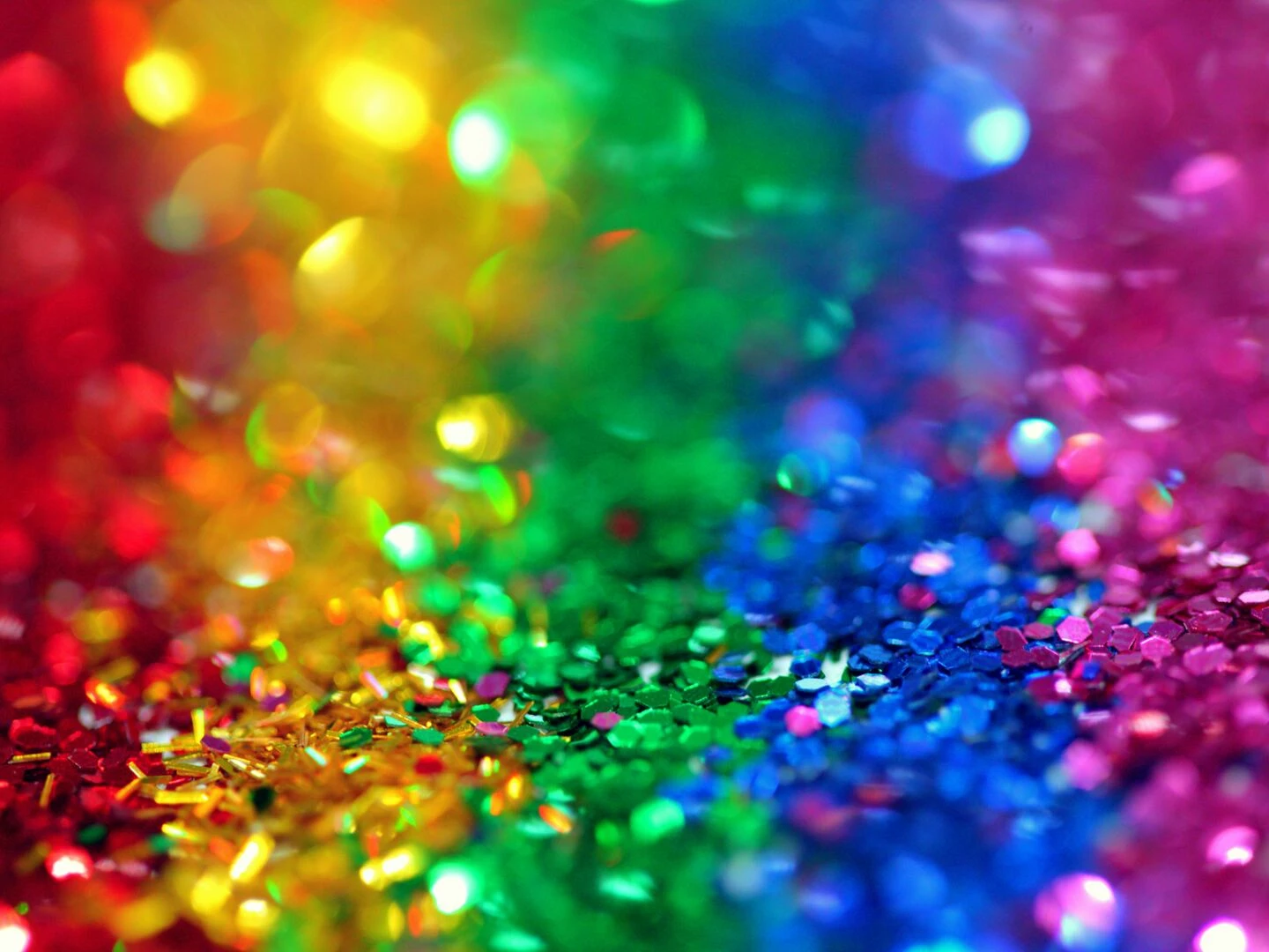 colorful bokeh effect with vibrant rainbow glitter perfect for festive backgrounds