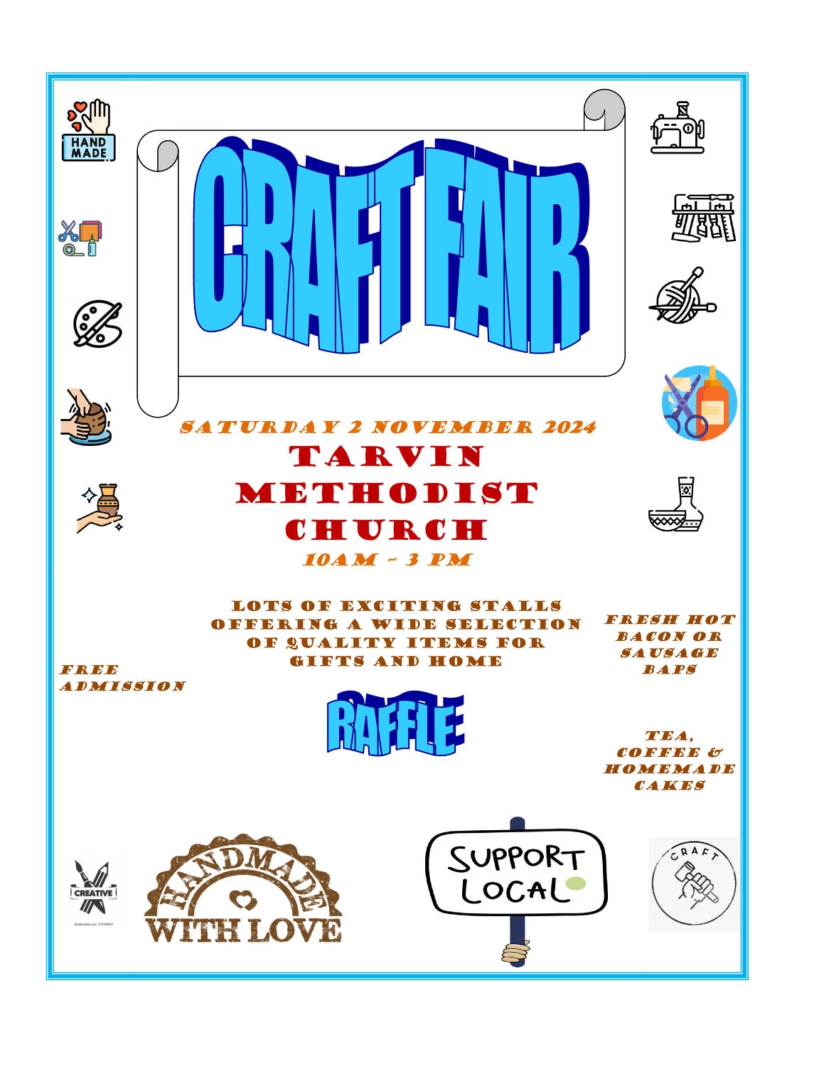 craft fair poster