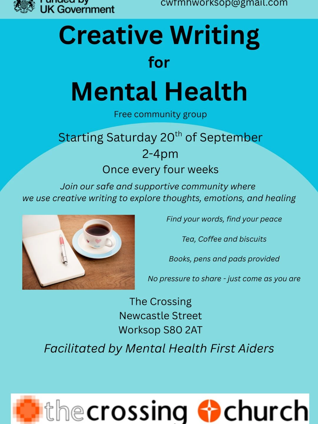 creative writing for mental health poster