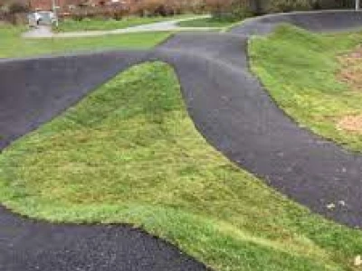 danes field pump track landscaping