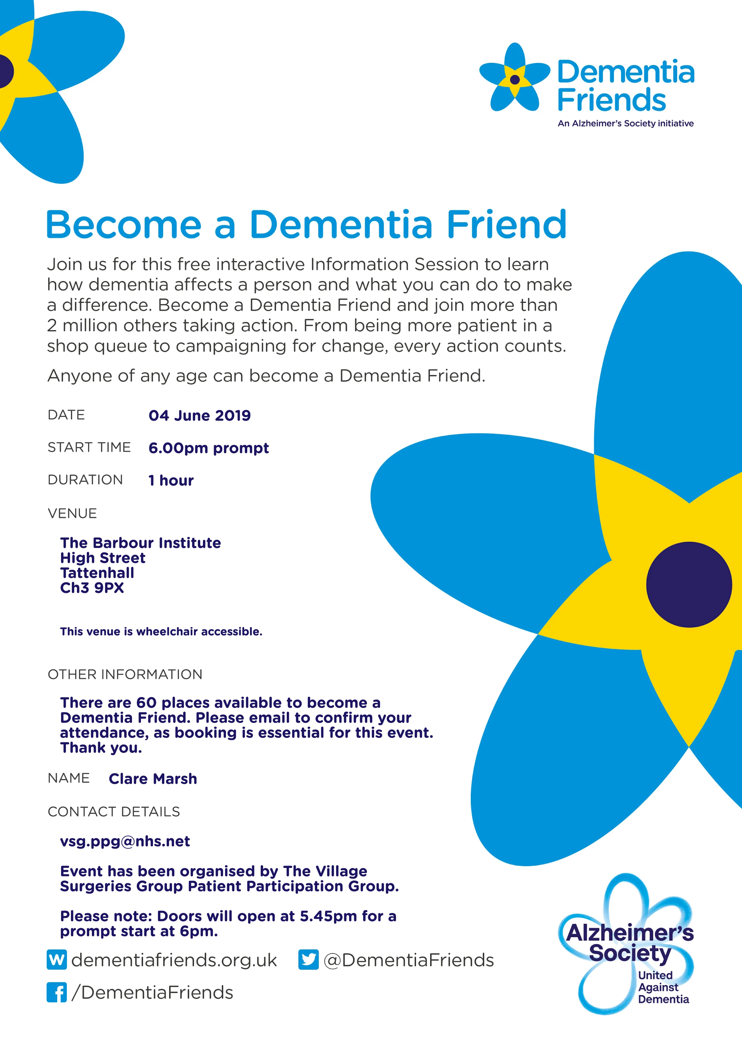 dementia friends poster