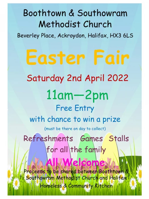 easter fayre at boothtown