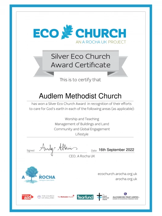 eco church silver certificate