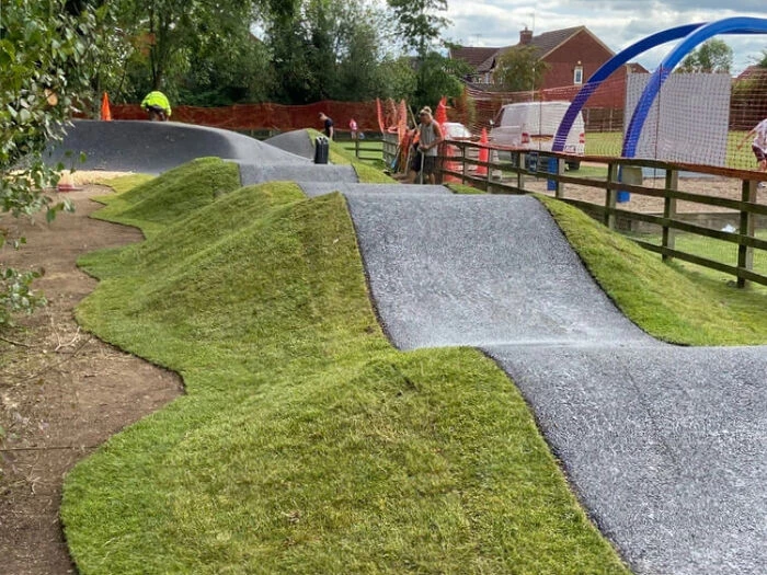 evesham pump track rollers