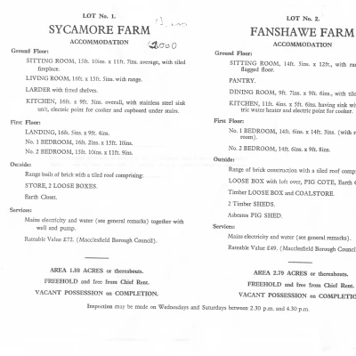 f57sycamore farm  fanshawe brook details
