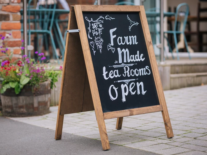 farm made tearooms