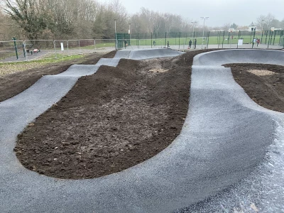 farnborough pump track berm