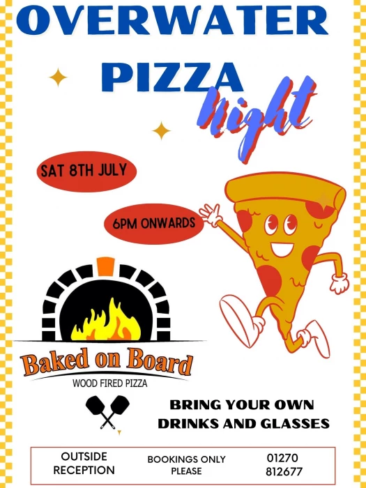 festival pizza flyer