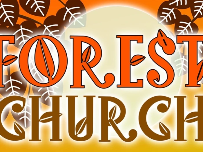 forest church poster autumn sm