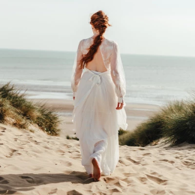 fortuny skirt boho pleats chiffon beach p