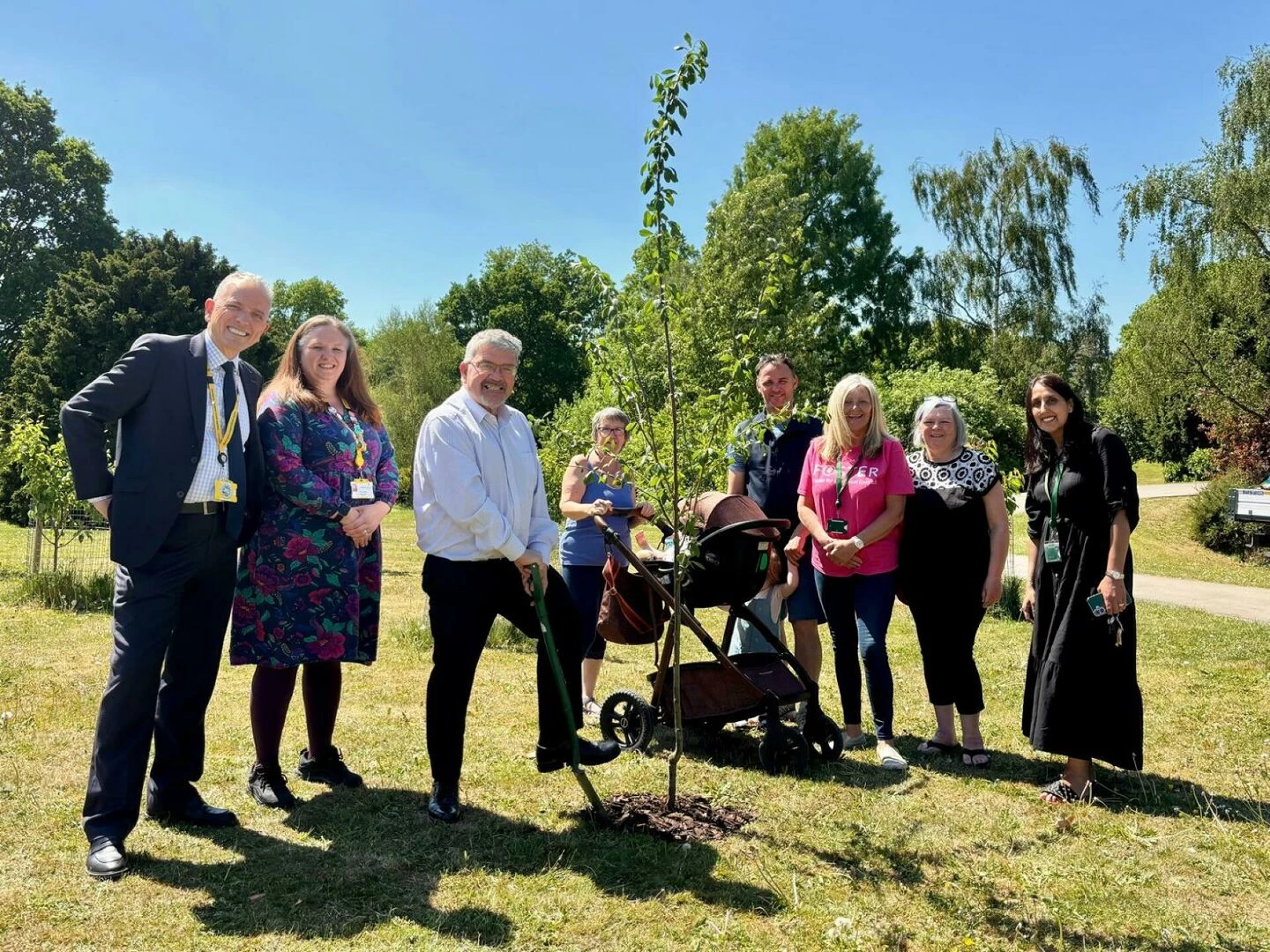 foster care fortnight tree planting at queenspark