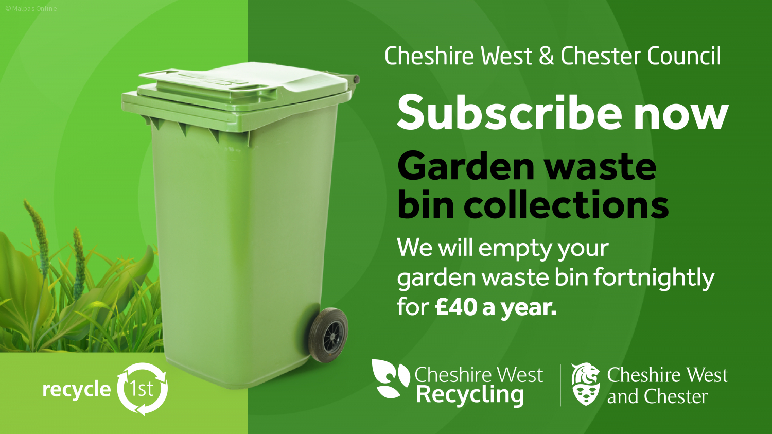 green waste subscription social media image