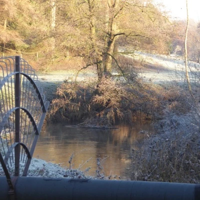 hankelow mill in winter