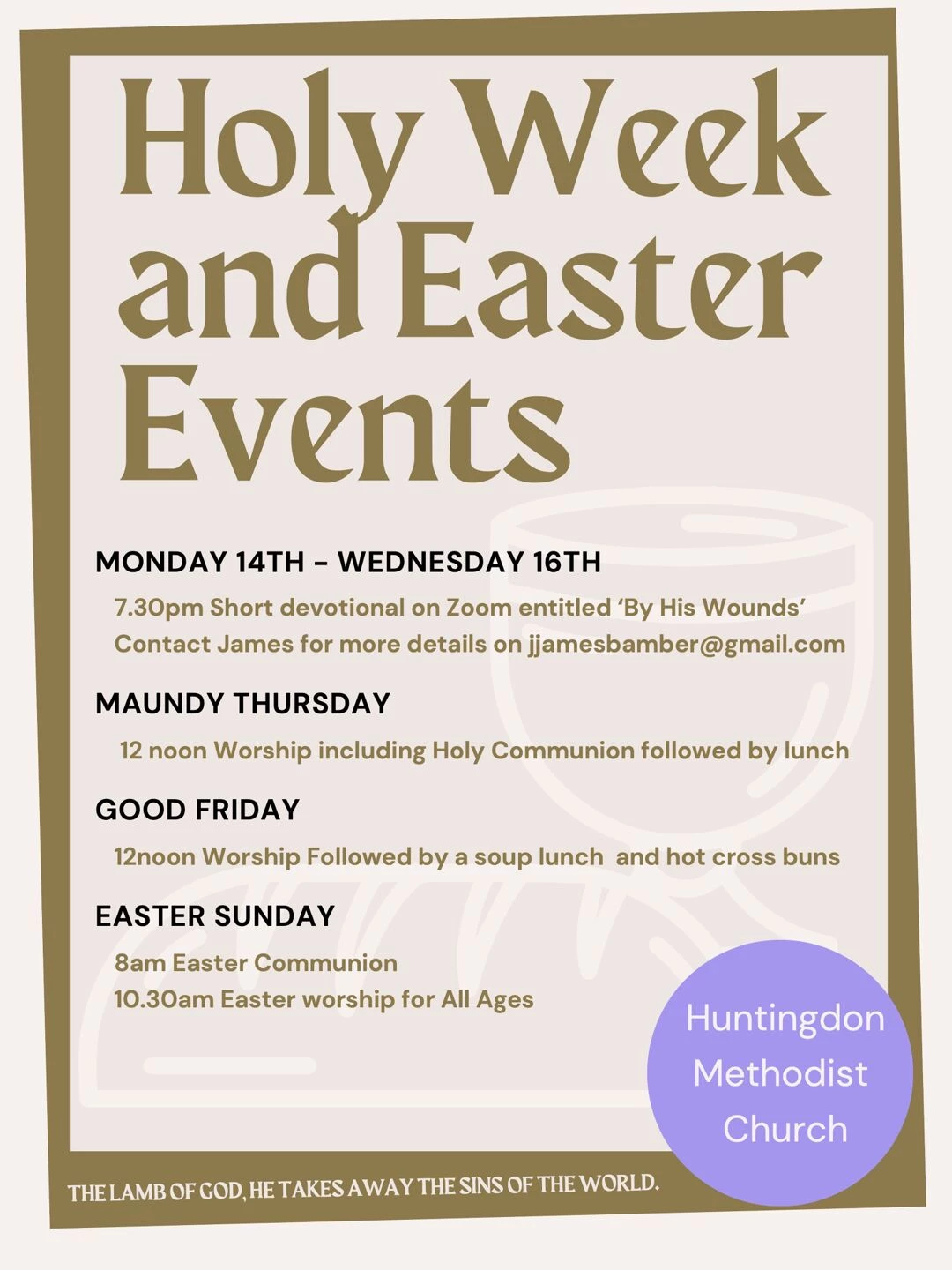 holy week amp easter 2025