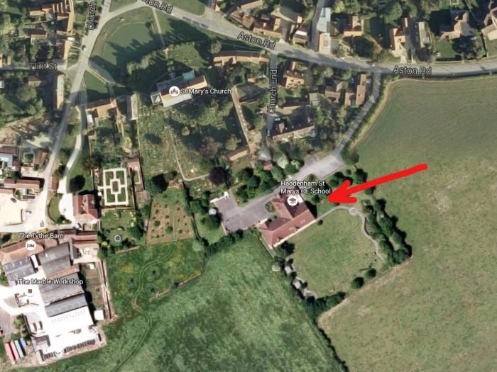 hstm ce school aerial view